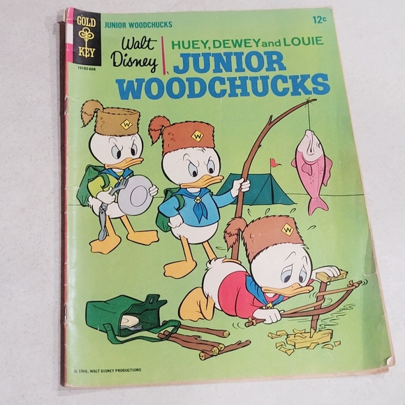 Huey Dewey and Louie Junior Woodchucks Gold Key Comic 1966 1st issue